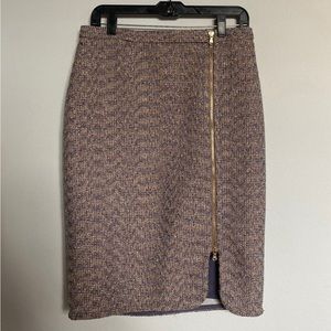 J. Crew Pencil Skirt Party Tweed Multi Size 10